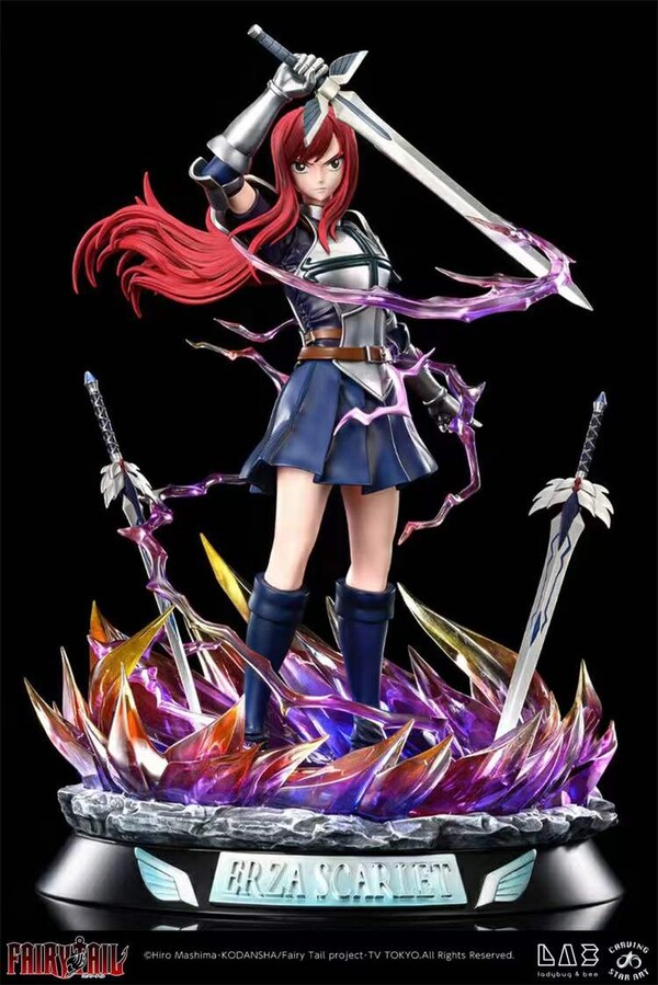 Erza Scarlet, Fairy Tail, Carving Star Art, Pre-Painted, 1/6